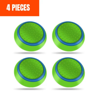 4PCS Controller Thumb Stick Grip Cap for PS4 PS3 Xbox One 360 Steam Deck - Image 1 of 4