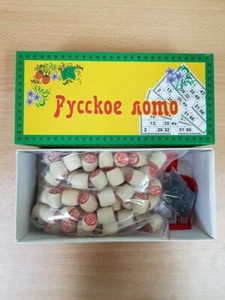 Russisches Lotto in Geschenkverpackung Bingo Familienspiel Spielzeug - Bild 1 von 1