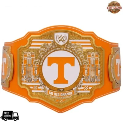 Tennessee Volunteers legacy Title Belt Replica Wrestling Championship 2mm Brass - Image 1 of 4