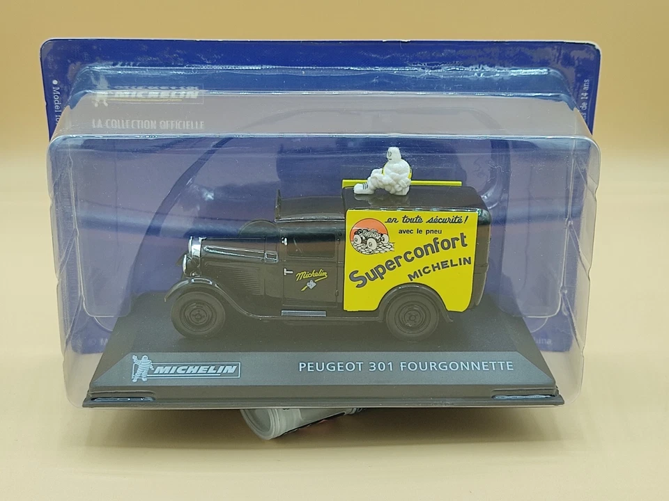 1/43 Peugeot 301 Fourgonnette Noir 1932 Michelin IXO Altaya - Photo 1/1