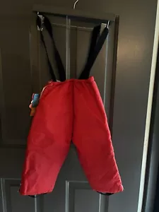 Pantaloni da neve vintage Playland 3T rossi NOS fondo di magazzino made in USA ILGWU Union Made - Foto 1 di 15