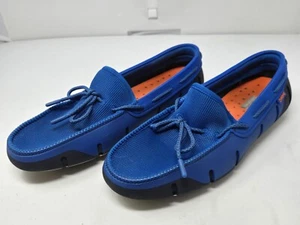 Swims Stride Lace Loafer Blitz Blue + Navy + White Fleck Sz 11 Mens - Picture 1 of 9