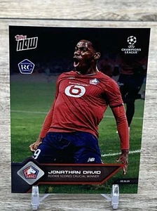 2021 Topps Now UEFA Champions League JONATHAN DAVID Rookie Card RC #75 - Picture 1 of 2