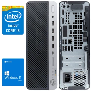 HP ProDesk 600 G5 SFF i3-9100 (3.6GHz) 8/16/32GB - 256/512/1024GB SSD Win 11 Pro - Afbeelding 1 van 13