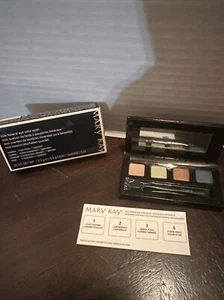 Mary Kay Mini Mineral Eye Color Quad Silky Caramel Lemongrass Amber Blaze Denim - Picture 1 of 4