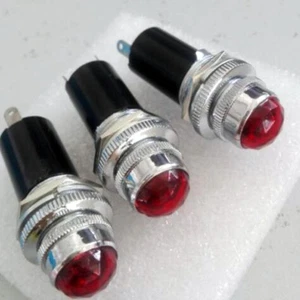 2pcs RED JEWEL 110V PILOT LIGHTS LAMPS INDICATOR,THR110 ay - Picture 1 of 3