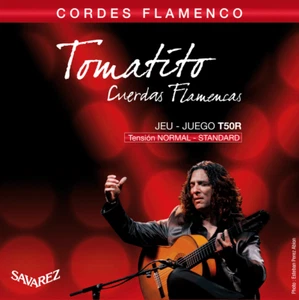 JEU DE CORDES GUITARE FLAMENCO SAVAREZ T50R ROUGE TIRANT NORMAL - Imagen 1 de 1