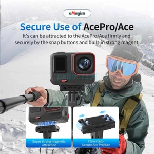 Magnetic Quick Release Mount Base Adapter for Insta360 Ace Pro 2 Camera NEW - Picture 1 of 8