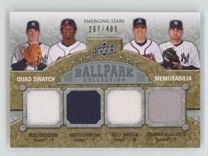 Carmona Ohlendorf Johnson Albaladejo 2009 Upper Deck Ballpark Collection