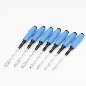 7 in 1  3mm 3.5mm 4mm 4.5mm 5mm 5.5mm 6mm Mini Handle Socket Wrenches Set Blue - Picture 1 of 5