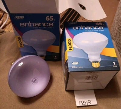 2 Feit Enhance Natural Light BR40  Flood Bulbs - Image 1 of 3