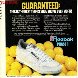 1983 Advert REEBOK 'Phase 1' Trainer Sport Shoe Vintage Small Print Ad 720/125 - Picture 1 of 1