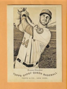 Bryce Harper Washington Nationals 2014 Topps Gypsy Queen N174 Gypsy Queen #N174B - Imagen 1 de 2