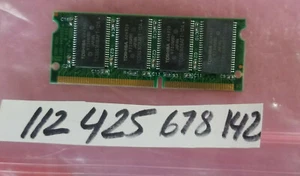 16MB 2RX8 SDRAM SD PC66 66 144PIN NON-ECC DUAL RANK 2X8 UNBUFFERED - Picture 1 of 1