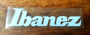 sticker autocollant IBANEZ blanc / white - Bild 1 von 1