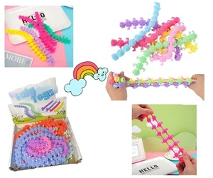 36pcs,Birthday Party Favors Goody Bag Fillers Caterpillar Squish toy/Bracelet. - Picture 1 of 4