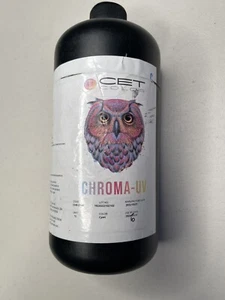 CET Farbe haftende Serie Tinte 1 Liter Flasche Cyan CHR-01-01 - Bild 1 von 3
