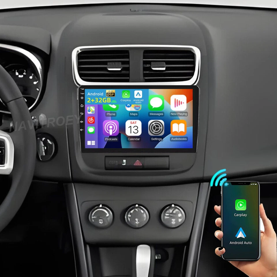 Apple Carplay de 10,1"" para Dodge Avenger 2008-2014 radio de coche Android 13 estéreo GPS Foto 1 de 4