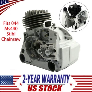 Fits 044 Ms440 Stihl Chainsaw Engine Motor Crankcase Cylinder Piston Crankshaft - Picture 1 of 8