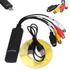USB 2.0 Audio Video VHS to DVD PC Converter Capture Card Adapter win 7 8 10 64