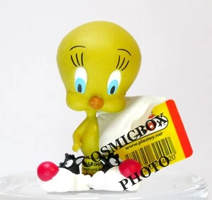 Figurine TITI avec chaussons Gros Minet Silvestre par PLASTOY oreiller coussin - Picture 1 of 2