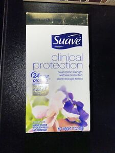 Suave Clinical Protection Powder Fresh Anti-Perspirant - 1.7 oz EXP 07/2020