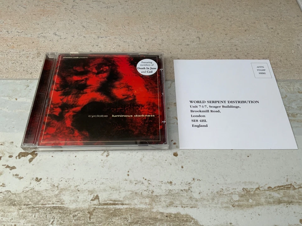 Cyclobe luminous darkness CD  COIL  THROBBING GRISTLE  DEATH IN JUNE  Psychic Tv - Image 1 of 4