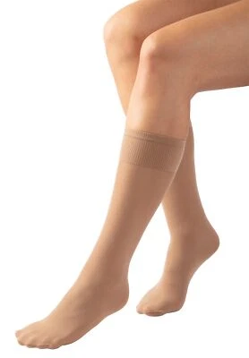 Diabetiker-Kniestrümpfe - Wohlfühlsocken 5er blickdicht formstabil atmungsaktiv - Bild 1 von 3