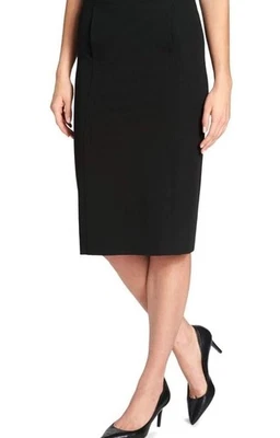 New US 6 Medium ❤️ Tommy Hilfiger Straight Pencil Office Skirt Black Waist 30” - Image 1 of 4