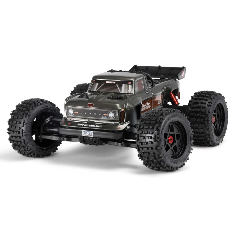 ARRMA ARA4410V2T3 Outcast 4S V2 BLX Brushless RTR 1/10 Stunt Truck Black SLT3 HH