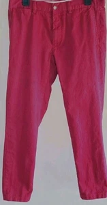 Pantalones Polo Ralph Lauren Calce Ajustado Para Hombre Talla 32/34 Pierna Recta Rojo - Imagen 1 de 12
