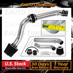 Cold Air Intake Kit BLACK Filter & Bypass For 92-95 CIVIC /93-97 Del Sol - Picture 1 of 9