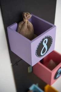 Scatola per appunti VBS scatola per appunti porta appunti legno scatola ufficio 10,5 x 10,5 x 10 cm - Foto 1 di 8