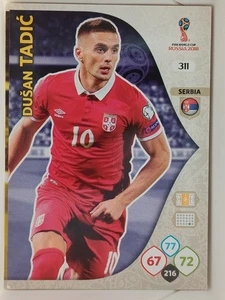 Panini - FIFA World Cup Russia 2018-No. 311 Dusan Tadic - Serbia - Picture 1 of 1
