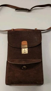 Piel Cochino Shoulder Bag Sacoche Brown Leather Crossbody Like Gucci  - Picture 1 of 5