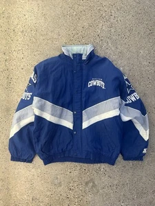 Vintage 90’s 1990s Starter NFL Dallas cowboys Jacket Size Medium - Picture 1 of 5