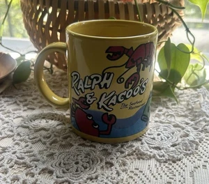 RALPH & KACOO'S COFFEE MUG. RALPH & KACOO'S RESTAURANT MUG.SEAFOOD Deco Mug.B321 - Picture 1 of 7