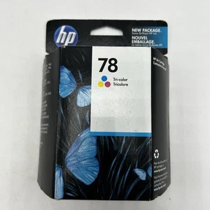 HP 78 Tri-Color Ink Cartridge Genuine C6578DN Cyan Magenta Yellow Expired 2011 - Picture 1 of 8