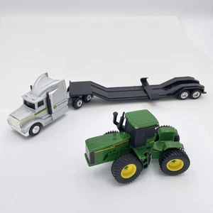 ERTL John Deere Juguete Semirremolque Lowboy Remolque Tractor Set Diecast Equipo Agrícola - Imagen 1 de 14