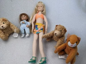 Only Hearts Club Karina Grace Doll, Little Sister & Pets Felt Vinyl Lot - Picture 1 of 17