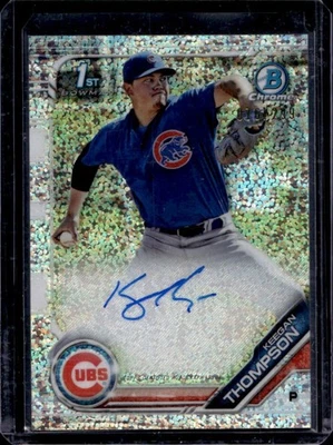2019 Bowman Keegan Thompson Chrome Auto 1st Speckle Refractor #/299 - Image 1 of 2