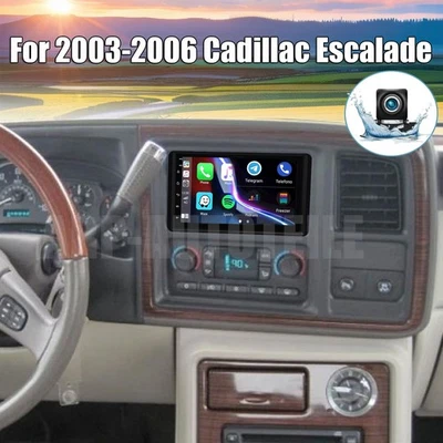 Wireless CarPlay For Cadillac Escalade 2003-2006 Android13 Car Radio Stereo GPS - Image 1 of 4
