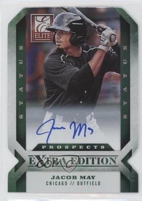 2013 Elite Extra Edition Status Emerald Die-Cut Signatures /25 Jacob May Auto - Image 1 of 2