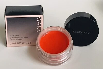 Rare New In Box Mary Kay Cheek Glaze Tangerine #033569 ~ Full Size ~ Fast Ship - Image 1 of 2