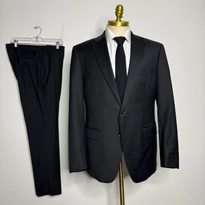 Calvin Klein Men’s Suit - Brown Solid Jacket 42R & 36W Pants Wool Extra Slim - Picture 1 of 15
