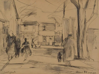 Henri Leopold Masson RCA Canadian (1907-96) Ink Drawing — 第 1/4 张图片