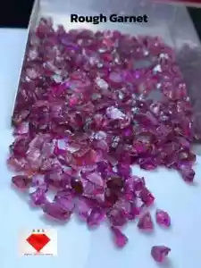 Natürlicher roher Granat Edelstein | 498 kt Lot | tiefroter Granat grob - Bild 1 von 10