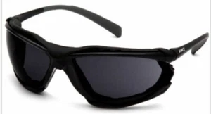 Pyramex Proximity Safety Glasses Foam Padded Frame Dark Grey Anti-Fog -box of 12 - Picture 1 of 4
