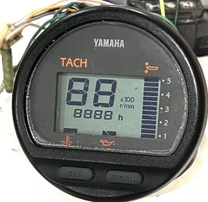Yamaha 6Y5 Tach Outboard Gauge - Refurbished - Picture 1 of 4