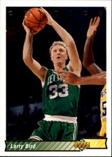 1992-93 Upper Deck Boston Celtics Basketball Card #33A Larry Bird SP